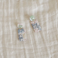 Load image into Gallery viewer, Patchwork Quilted Earrings
